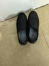 回力官方廚師鞋軟底男鞋防滑防水防油耐磨廚房專(zhuān)用皮鞋一腳蹬黑色44 曬單實(shí)拍圖