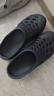 迪卡儂（DECATHLON）游泳男士涼鞋沙灘拖鞋洞洞鞋外穿NABD2028000深藍(lán)色網(wǎng)格款42碼 曬單實(shí)拍圖