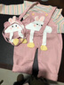 G.DUCKKIDS小黃鴨童裝女夏裝一周歲衣服女寶寶0-3歲嬰兒套裝5小童女孩兩件套 黃色 90 尺碼1~2歲【 80-90cm】 曬單實(shí)拍圖