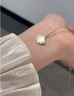 中國黃金（CHINA GOLD）一輩子貝殼吊墜女鎖骨鏈足金白母貝殼項鏈情人節(jié)生日禮物送女友 一貝子吊墜【配S925銀鏈】 曬單實拍圖