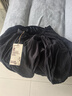 無印良品（MUJI）女式 強(qiáng)捻短袖罩衫 t恤上衣打底衫女款內(nèi)搭女裝25年夏季 BC2LLC5S 黑色 S (155/80A) 曬單實(shí)拍圖