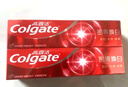 高露潔密集煥白美白牙膏去牙漬亮白含氟去黃薄荷120g 新老包裝隨機(jī)發(fā)貨 曬單實(shí)拍圖