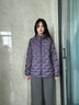 波司登2025新款沖鋒衣鵝絨服女短款三合一防風(fēng)防水保暖外套B250331302 灰紫色/葡萄紫|6032/6039|603C XL 175/96A 曬單實(shí)拍圖