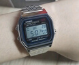 卡西歐（CASIO）男表小金表小方塊情侶運動學生男女電子表 送禮物A158WA-1D 曬單實拍圖