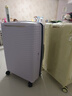 新秀麗（Samsonite）行李箱28英寸簡(jiǎn)約大波浪箱大容量旅行拉桿箱KJ1丁香紫密碼箱 曬單實(shí)拍圖