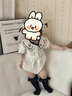 DOMIAMIAKIDS嬰兒高端衣服小公主黑金禮服套裝純棉滿月百天女寶寶送禮物 小公主黑金(C組合)套裝禮盒夏季 66cm （參考滿月-百天） 曬單實拍圖