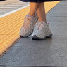 FILAFUSION斐樂(lè)潮牌女鞋老爹鞋隕石鞋新款休閑鞋運(yùn)動(dòng)鞋 羊皮紙粉/多霧灰-PV 38 曬單實(shí)拍圖