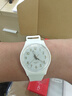 斯沃琪Swatch瑞士手表 白衣主教2.0 畢業(yè)禮物石英男女腕表 白色 曬單實拍圖