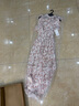 SNIDEL2025秋冬新品優(yōu)雅荷葉邊小飛袖印花茶歇連衣裙SWFO254011 粉色 M (1) 曬單實(shí)拍圖