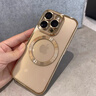 金恒適用于蘋果16pro手機(jī)殼鏡頭全包防摔保護(hù)套iphone16promax超薄透明Magsafe磁吸不發(fā)黃硅膠外殼男女 【沙漠金】磁吸殼 iPhone 16 Pro Max 曬單實(shí)拍圖
