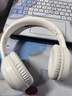 聯(lián)想（Lenovo）頭戴式無(wú)線(xiàn)藍牙耳機 游戲電競低延遲高音質(zhì)立體聲音樂(lè )通話(huà)降噪運動(dòng)耳機 30h長(cháng)續航 TH20米色 曬單實(shí)拍圖