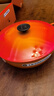 酷彩（Le Creuset）法國進口琺瑯鑄鐵鍋炒鍋煎炸燉煮鍋電磁爐燃氣通用深燒鍋26cm桔色 曬單實拍圖