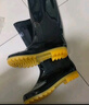 回力雨鞋男士防水鞋防滑耐磨膠鞋輕便廚師鞋雨靴套鞋807 黑色中筒 45 曬單實(shí)拍圖