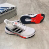 adidas EQ21 RUN隨心暢跑舒適網(wǎng)面體測跑鞋男子阿迪達(dá)斯官方   白/黑/橘紅   42 曬單實拍圖