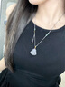 中國黃金（CHINA GOLD）大肚彌勒佛公煙紫和田玉吊墜女玉佩七夕情人節(jié)禮物送女朋友老婆 彌勒佛煙紫和田玉吊墜 紀念品 曬單實拍圖