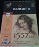 康頌（CANSON） 素描本上翻線(xiàn)圈本美術(shù)生畫(huà)畫(huà)考試素描紙1557系列繪畫(huà)本寫(xiě)生速寫(xiě)本 16K 40頁(yè)(195X270mm) 曬單實(shí)拍圖