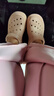 斯凱奇（Skechers）洞洞鞋女士夏季外穿包頭泡泡鞋厚底透氣軟底涼拖鞋休閑鞋111514 曬單實(shí)拍圖