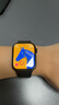 Apple/蘋果 Watch Series 9 智能手表GPS+蜂窩款45毫米深空黑不銹鋼表殼Hermes黑運動表帶MRR23CH/A 曬單實拍圖
