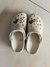 crocs卡駱馳厚底云朵洞洞鞋戶外|206750 骨白色-2Y2 39(250mm)  曬單實拍圖