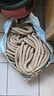 麻繩繩子麻線diy手工編織材料網(wǎng)格裝飾照片墻吊牌細(xì)麻繩 本色20mm25米1卷（捆裝） 曬單實拍圖