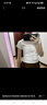 NOME圓領(lǐng)正肩短款短袖t恤女夏季2025新款小飛袖收腰褶皺上衣 白色 L 曬單實(shí)拍圖