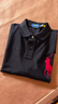 POLO SPORT RALPH LAUREN拉夫勞倫Ralph Lauren純棉大標短袖polo衫男式休閑保羅夏 黑色(紅標) 現貨L【140-160斤】 曬單實拍圖