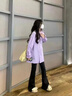 FSHE牛仔褲女2025年春秋季新款復(fù)古做舊黑色mm梨形顯瘦微喇褲馬蹄褲女 黑灰色 M [建議95-105斤] 曬單實(shí)拍圖