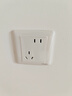 施耐德電氣 錯位五孔插座十支裝 86型暗裝斜5孔插座面板套裝 睿意系列 白色 曬單實拍圖