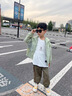 G.DUCKKIDS小黃鴨兒童男童夏裝防曬衣外套2025新款中大童夏季男孩薄款防曬服 綠色 140 (建議125-135cm 7-8周歲） 曬單實(shí)拍圖