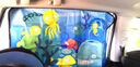 迪加倫 隱私 汽車(chē)窗簾 磁性創(chuàng  )意卡通兒童車(chē)內車(chē)窗遮陽(yáng)簾 防曬隔熱擋自動(dòng)伸縮車(chē)用側窗遮光板 -后側窗單片 曬單實(shí)拍圖