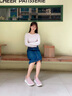 斯凱奇（Skechers）女鞋slip ins閃穿鞋夏季舒適透氣休閑一腳蹬網(wǎng)面健步鞋125642 茱萸粉/MVE 38 曬單實拍圖