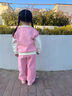 奧特曼童裝女童春秋套裝2025新款兒童衛(wèi)衣兩件套小童秋季韓版奧特曼衣服 粉色 90 建議80-90cm1歲半-2歲 曬單實(shí)拍圖