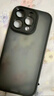 ROCK適用蘋果16手機殼iPhone16保護套膚感鏡頭全包精孔親膚防摔簡約硅膠軟邊半透不粘指紋男女款黑色 曬單實拍圖