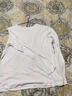 迪卡儂訓(xùn)練防曬打底衣長袖健身跑步運(yùn)動(dòng)服T恤上衣RUNW2621304活力白S 曬單實(shí)拍圖