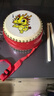 網(wǎng)童奇貝鼓兒童玩具牛皮鼓寶寶生肖小鼓樂器幼兒園手拍鼓小孩鑼鼓節(jié)奏擊鼓 15cm龍 曬單實拍圖