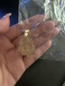 招財黃水晶九尾狐貍天然吊墜事業(yè)男女飾品項鏈老婆閨蜜情人禮物 1富貴黃+925銀鏈(生辰一對一開） 曬單實拍圖