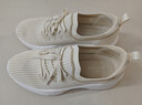 Pansy盼喜日本運動(dòng)鞋厚底增高春季單鞋輕便舒適休閑女鞋4245 米色 39  曬單實(shí)拍圖