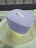 特百惠（Tupperware）微波層疊小方盒800ml*2微波加熱學(xué)生上班族午餐飯盒便攜便當盒 曬單實拍圖