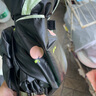 天堂傘遮陽傘黑膠防曬傘蜜桃圖案防紫外線太陽傘三折晴雨傘 蜜桃三折-鱷梨綠 曬單實(shí)拍圖