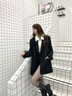 優(yōu)棵樹(shù)黑透膚光腿神器女秋冬加絨加厚防勾絲可外穿黑絲水光襪打底褲女 曬單實(shí)拍圖