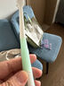 bc babycare兒童含氟訓(xùn)練牙刷1-3到6歲半以上乳牙嬰兒口腔清潔軟毛 乳牙專用軟毛-淺嗬綠【0-2歲】 曬單實拍圖