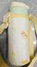 膳魔師（THERMOS）兒童保溫杯小學(xué)生開(kāi)學(xué)必備吸管水杯貓狗系列男女水壺600ml綠 曬單實(shí)拍圖