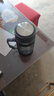 把手玻璃杯帶把大容量喝水杯子加厚辦公泡茶杯透明家用隔熱杯子 黑色 500ml 曬單實拍圖