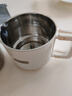 小熊（Bear）折疊燒水壺 便攜式燒水杯 旅行電熱水壺0.8L 出差家用迷你316L不銹鋼沖奶杯 ZDH-G08R3 曬單實(shí)拍圖