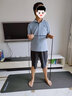 中歐男士健身墊大尺寸瑜伽墊加厚加寬靜音專業(yè)防滑運(yùn)動(dòng)減震跳操隔音墊 黑【185*61cm】含綁帶 10mm(厚度) 曬單實(shí)拍圖