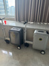 Airwheel愛(ài)爾威電動(dòng)行李箱可騎行拉桿箱可坐可代步鋁框箱包20英寸登機(jī)箱 曬單實(shí)拍圖