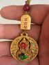 康聚如金色平安福祿葫蘆鑰匙扣隨身招財(cái)車鑰匙掛飾包包掛件擺件 1個金色平安葫蘆轉(zhuǎn)轉(zhuǎn)鑰匙扣 曬單實(shí)拍圖