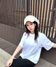 美職棒（MLB）官方 男女情侶虞書(shū)欣明星同款老花休閑百搭棉質(zhì)T恤短袖25夏季新款 紐約洋基隊(duì)/米白色(25新款) L 175/96A 曬單實(shí)拍圖