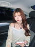 讓霧（RANGWU）防曬罩衫白色長袖t恤女2025新款潮流寬松上衣遮肚子夏季洋氣純欲 V領(lǐng)純欲風(fēng)罩衫 L 建議80-115斤 曬單實(shí)拍圖