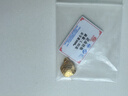 中國黃金（CHINA GOLD）黃金小方糖吊墜女爆閃花絲鎖骨鏈黃金套鏈 七夕節(jié)日送禮物 方糖吊墜/約1.86g 曬單實(shí)拍圖